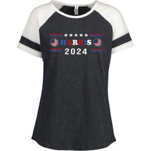 Kamala Harris 2024 For President Kamala Harris Tim Premium Enza Ladies Jersey Colorblock Tee