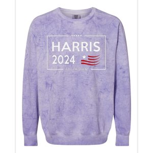 Kamala Harris 2024 For President Campaign Colorblast Crewneck Sweatshirt