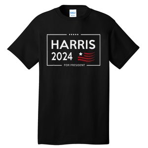 Kamala Harris 2024 For President Campaign Tall T-Shirt