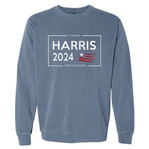 Kamala Harris 2024 For President Campaign Garment-Dyed Sweatshirt