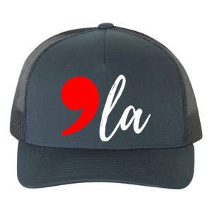 Kamala Harris 2024 President Comma La Yupoong Adult 5-Panel Trucker Hat