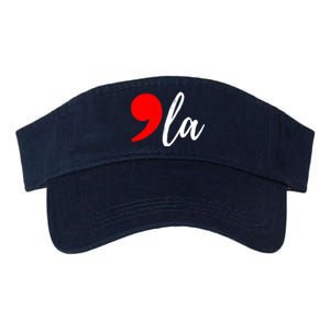 Kamala Harris 2024 President Comma La Valucap Bio-Washed Visor