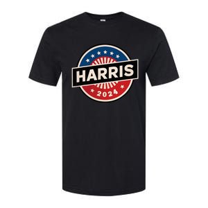 Kamala Harris 2024 For President Campaign 2024 Us Flag Softstyle CVC T-Shirt