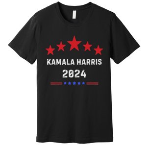 Kamala Harris 2024 For Presidential Campaign Premium T-Shirt