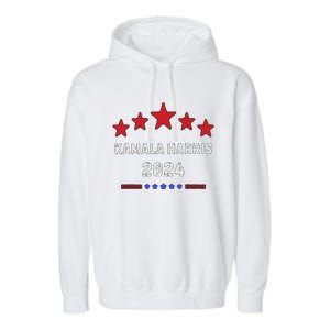 Kamala Harris 2024 For Presidential Campaign Garment-Dyed Fleece Hoodie