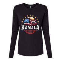 Kamala Harris 2024 President Campaign White Dudes Womens Cotton Relaxed Long Sleeve T-Shirt