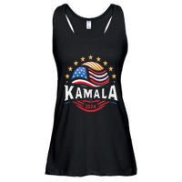 Kamala Harris 2024 President Campaign White Dudes Ladies Essential Flowy Tank