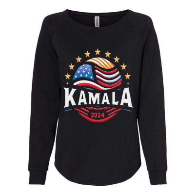 Kamala Harris 2024 President Campaign White Dudes Womens California Wash Sweatshirt