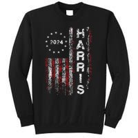 Kamala Harris 2024 For President Campaign Us Flag Vintage Sweatshirt