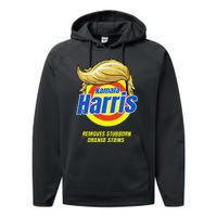 Kamala Harris 2024 Removes Stubborn Orange Stains Humor Performance Fleece Hoodie