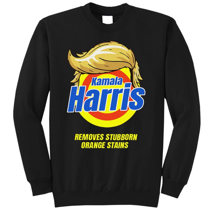 Kamala Harris 2024 Removes Stubborn Orange Stains Humor Sweatshirt