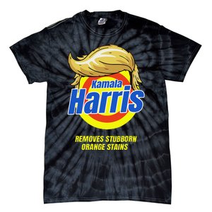 Kamala Harris 2024 Removes Stubborn Orange Stains Humor Tie-Dye T-Shirt