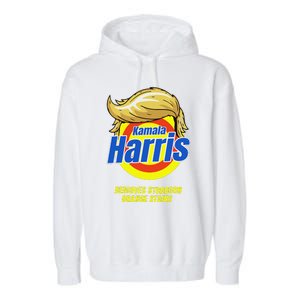 Kamala Harris 2024 Removes Stubborn Orange Stains Humor Garment-Dyed Fleece Hoodie