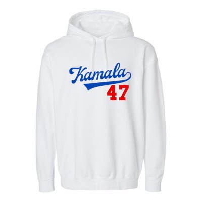 Kamala Harris 47 Th President Usa America 2024 Election Garment-Dyed Fleece Hoodie