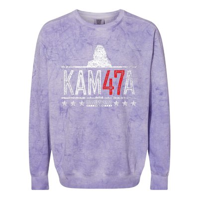 Kamala Harris 47 Madam President 2024 Political Colorblast Crewneck Sweatshirt