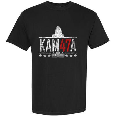 Kamala Harris 47 Madam President 2024 Political Garment-Dyed Heavyweight T-Shirt