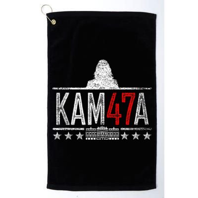 Kamala Harris 47 Madam President 2024 Political Platinum Collection Golf Towel