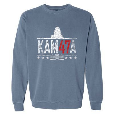 Kamala Harris 47 Madam President 2024 Political Garment-Dyed Sweatshirt