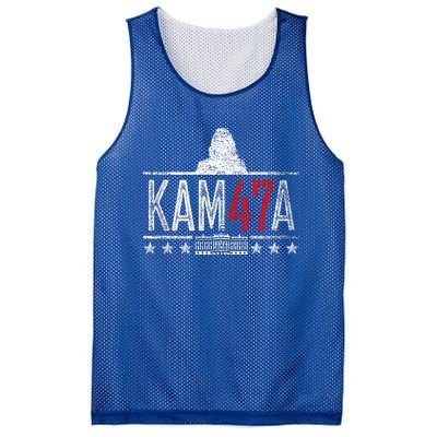 Kamala Harris 47 Madam President 2024 Political Mesh Reversible Basketball Jersey Tank