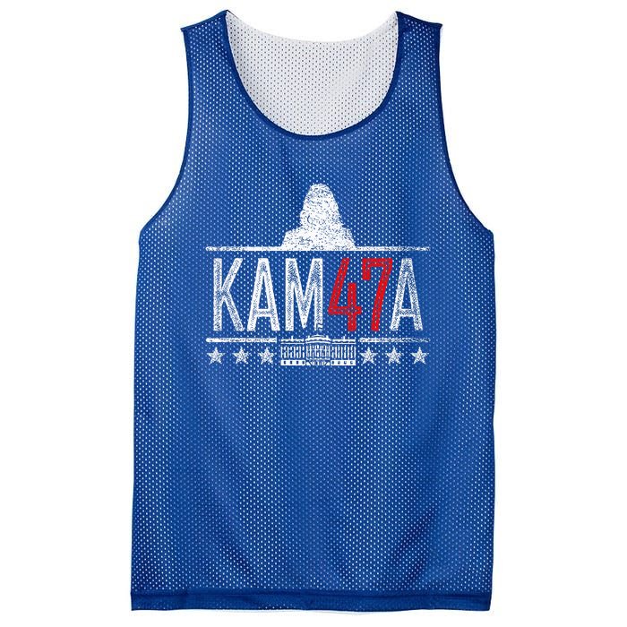 Kamala Harris 47 Madam President 2024 Political Mesh Reversible Basketball Jersey Tank