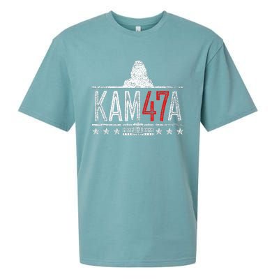 Kamala Harris 47 Madam President 2024 Political Sueded Cloud Jersey T-Shirt