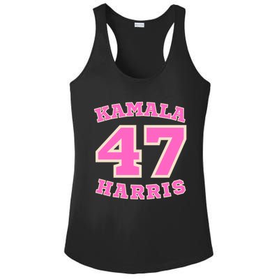 Kamala Harris 47 Th President Usa America 2024 Election Gift Ladies PosiCharge Competitor Racerback Tank