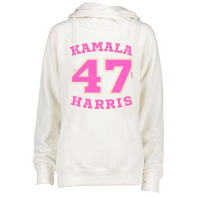 Kamala Harris 47 Th President Usa America 2024 Election Gift Womens Funnel Neck Pullover Hood