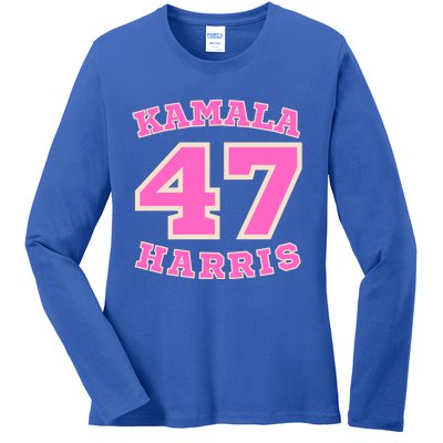 Kamala Harris 47 Th President Usa America 2024 Election Gift Ladies Long Sleeve Shirt