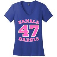 Kamala Harris 47 Th President Usa America 2024 Election Gift Women's V-Neck T-Shirt