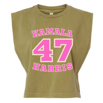 Kamala Harris 47 Th President Usa America 2024 Election Gift Garment-Dyed Women's Muscle Tee