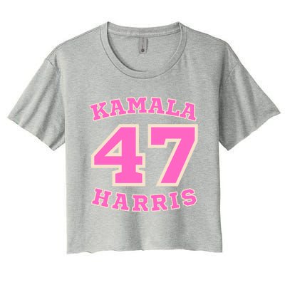 Kamala Harris 47 Th President Usa America 2024 Election Gift Women's Crop Top Tee