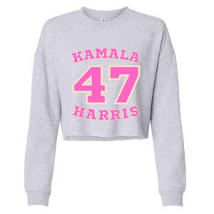 Kamala Harris 47 Th President Usa America 2024 Election Gift Cropped Pullover Crew