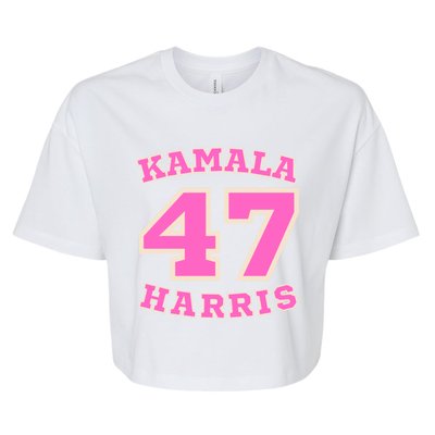 Kamala Harris 47 Th President Usa America 2024 Election Gift Bella+Canvas Jersey Crop Tee