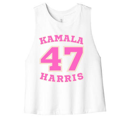 Kamala Harris 47 Th President Usa America 2024 Election Gift Women's Racerback Cropped Tank