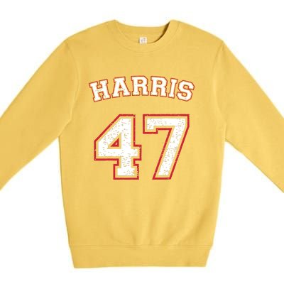 Kamala Harris 47 Premium Crewneck Sweatshirt