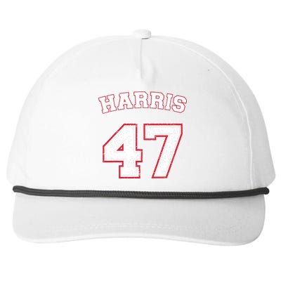 Kamala Harris 47 Snapback Five-Panel Rope Hat