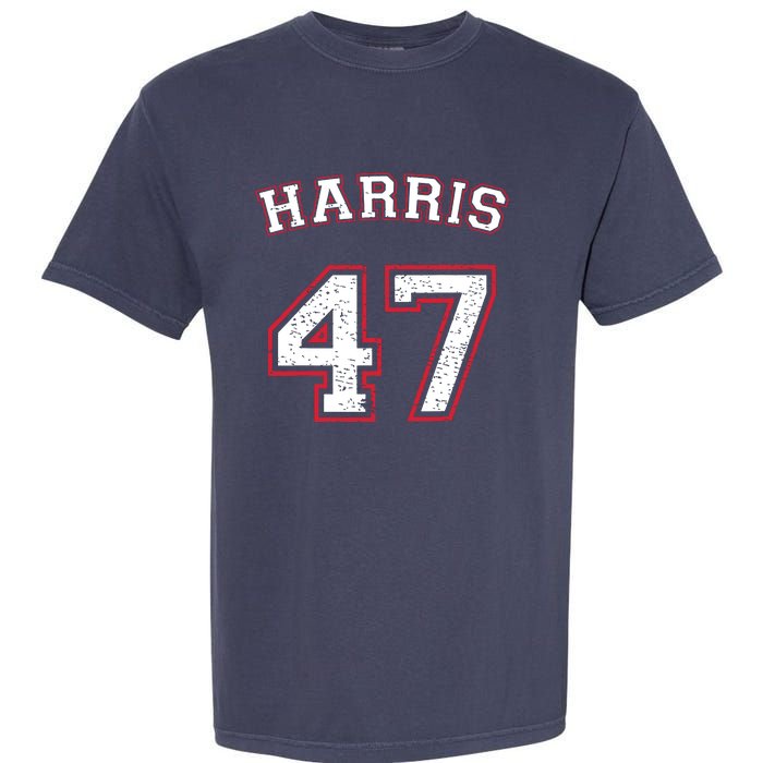 Kamala Harris 47 Garment-Dyed Heavyweight T-Shirt