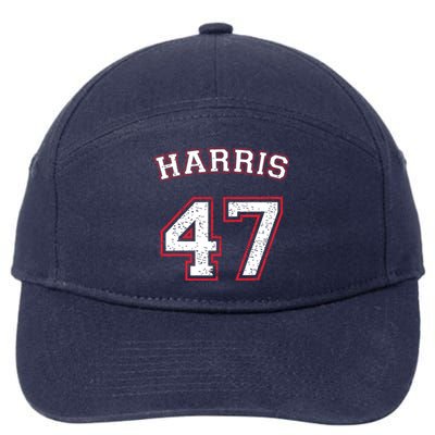 Kamala Harris 47 7-Panel Snapback Hat