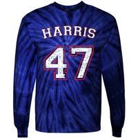 Kamala Harris 47 Tie-Dye Long Sleeve Shirt