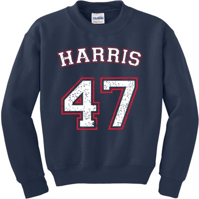 Kamala Harris 47 Kids Sweatshirt