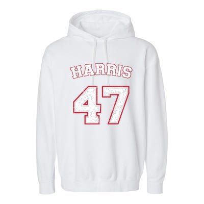 Kamala Harris 47 Garment-Dyed Fleece Hoodie