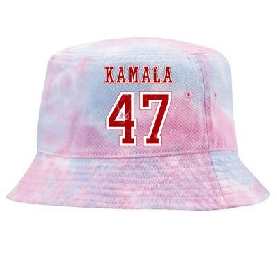 Kamala Harris 47 2024 Election Vintage Tie-Dyed Bucket Hat