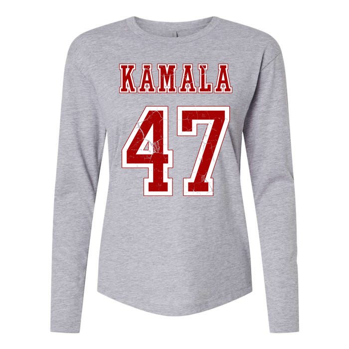 Kamala Harris 47 2024 Election Vintage Womens Cotton Relaxed Long Sleeve T-Shirt