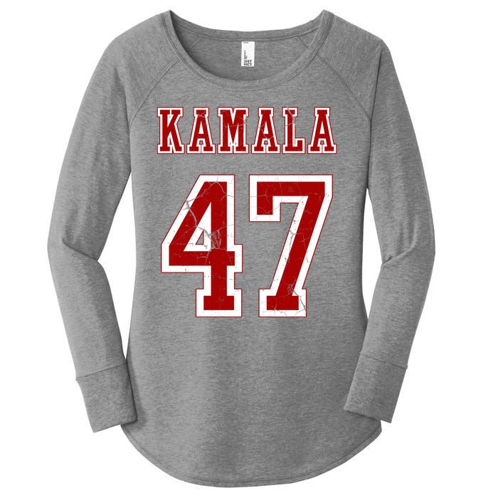 Kamala Harris 47 2024 Election Vintage Women's Perfect Tri Tunic Long Sleeve Shirt