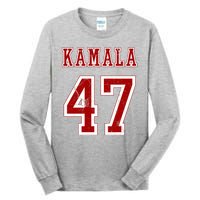 Kamala Harris 47 2024 Election Vintage Tall Long Sleeve T-Shirt