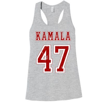 Kamala Harris 47 2024 Election Vintage Women's Racerback Tank