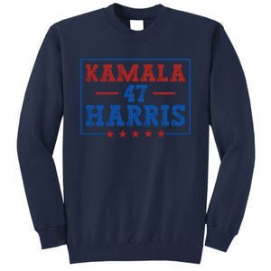 Kamala Harris 47 Tall Sweatshirt