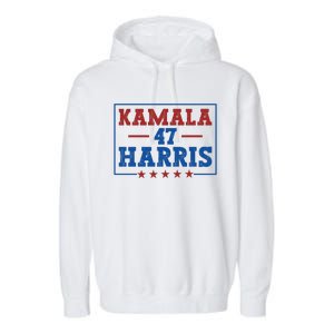 Kamala Harris 47 Garment-Dyed Fleece Hoodie