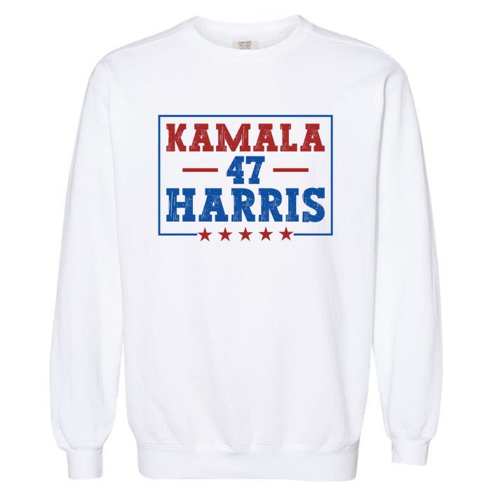 Kamala Harris 47 Garment-Dyed Sweatshirt