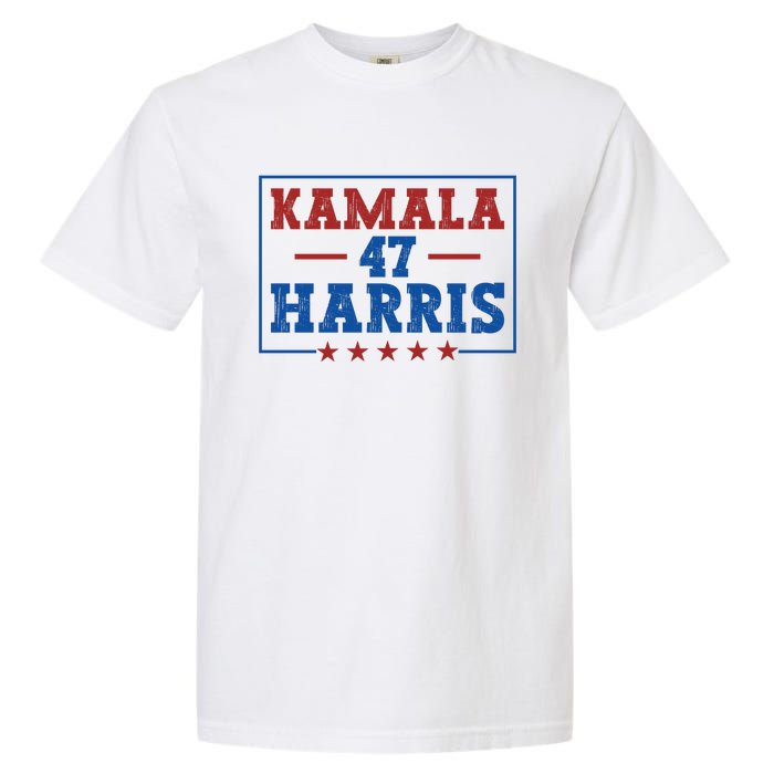 Kamala Harris 47 Garment-Dyed Heavyweight T-Shirt